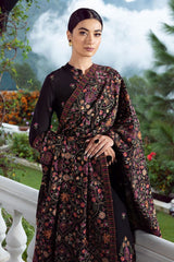 3PC EMBROIDERED DRESS WITH SHAWL