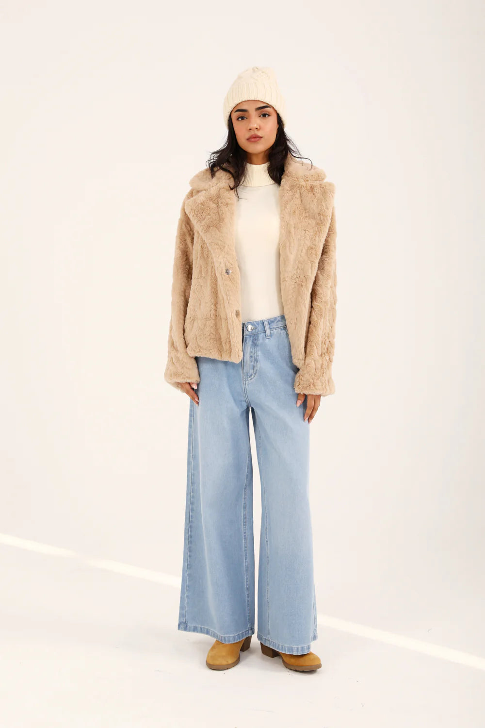 Cropped Embroidered Bomber Jacket